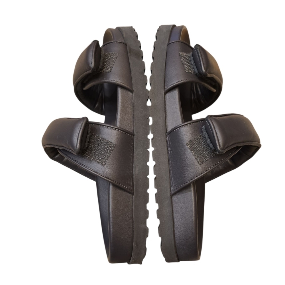 GIA X Pernille Teisbaek Leather Sandals Black Size 39 - Picture 6 of 9